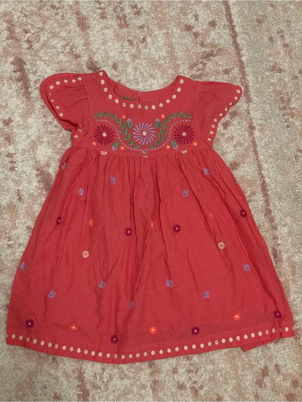 Mini Boden 4/5 Pink Dress